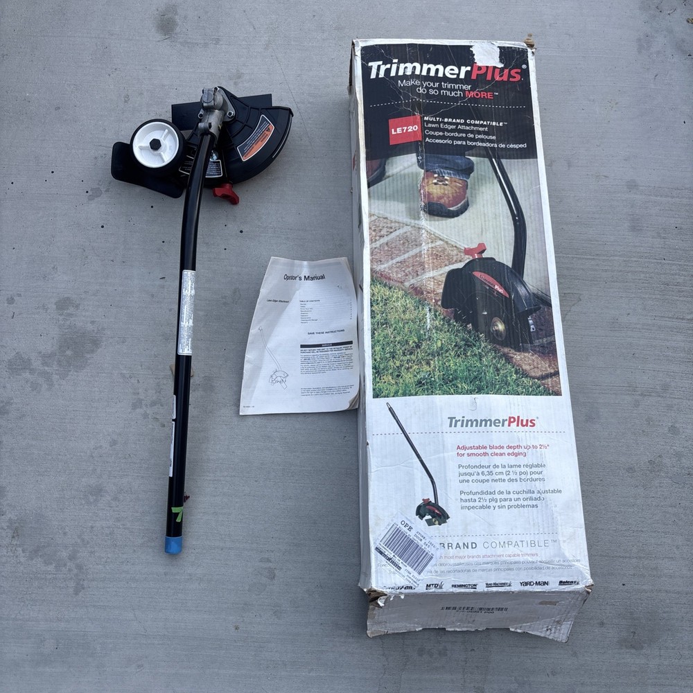 TrimmerPlus LE720 Edger Attachment MULTI-BRAND COMPATIBLE