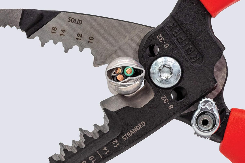 KNIPEX Tools 13 71 8 Forged Wire Stripper, 8-Inch