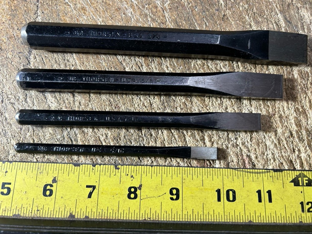Thorsen 4 Piece Heavy Duty Chisel Set CC-4