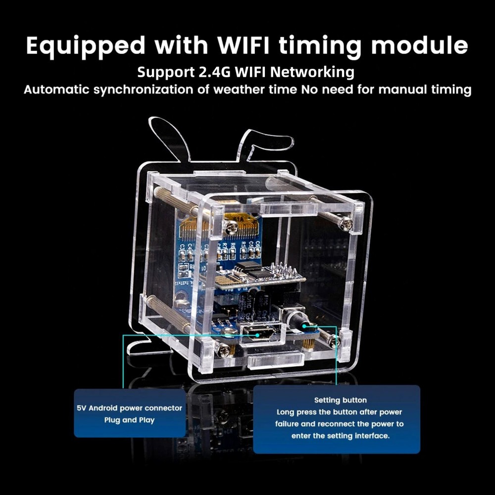 ESP8266 DC5V Power DIY Electronic Kit features a WIFI automatic timing module