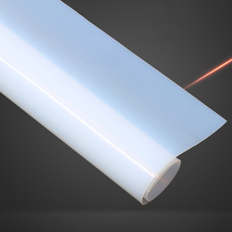 White Silicone Rubber Sheet High Temp Panel For Gaskets DIY Material 3x500x500mm