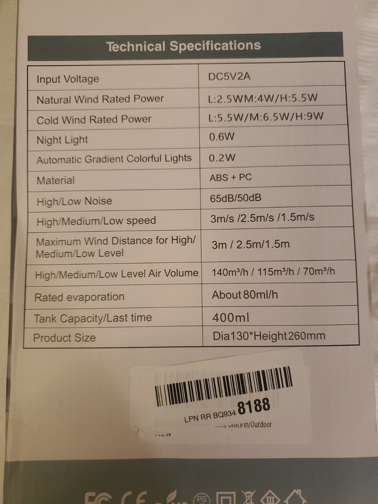 MaxRock tower cooler fan