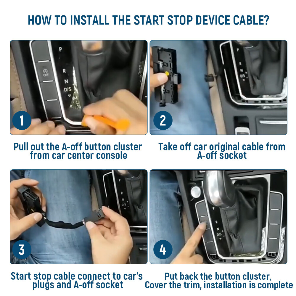 Car Stop Start System Cable Eliminator Disable Adapter For VW Touarge 7P
