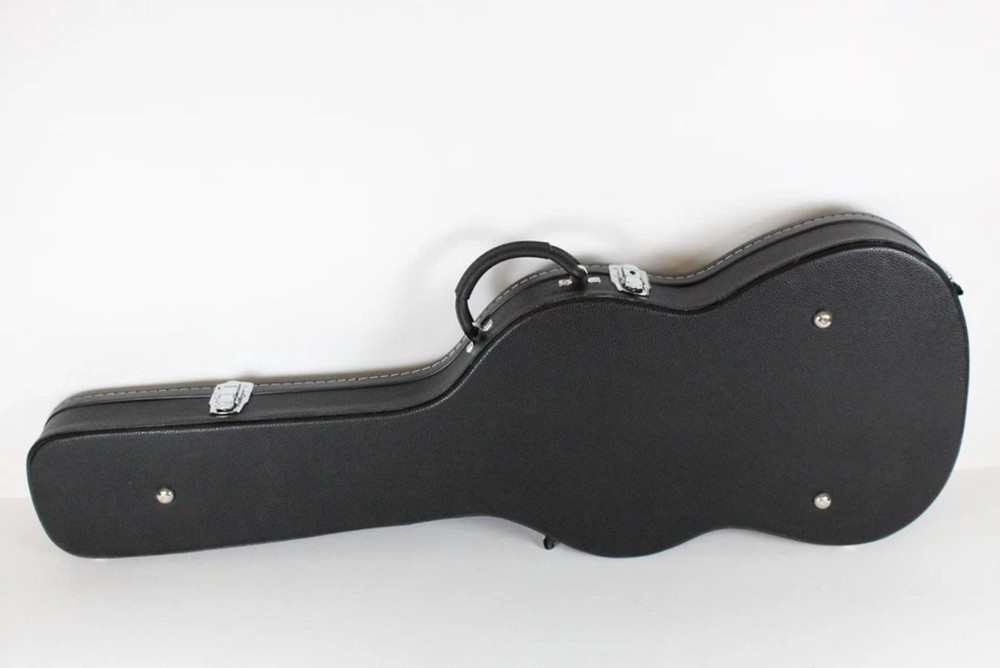 Fender Stratocaster/Telecaster Black Leather Hard-Shell CASE USA