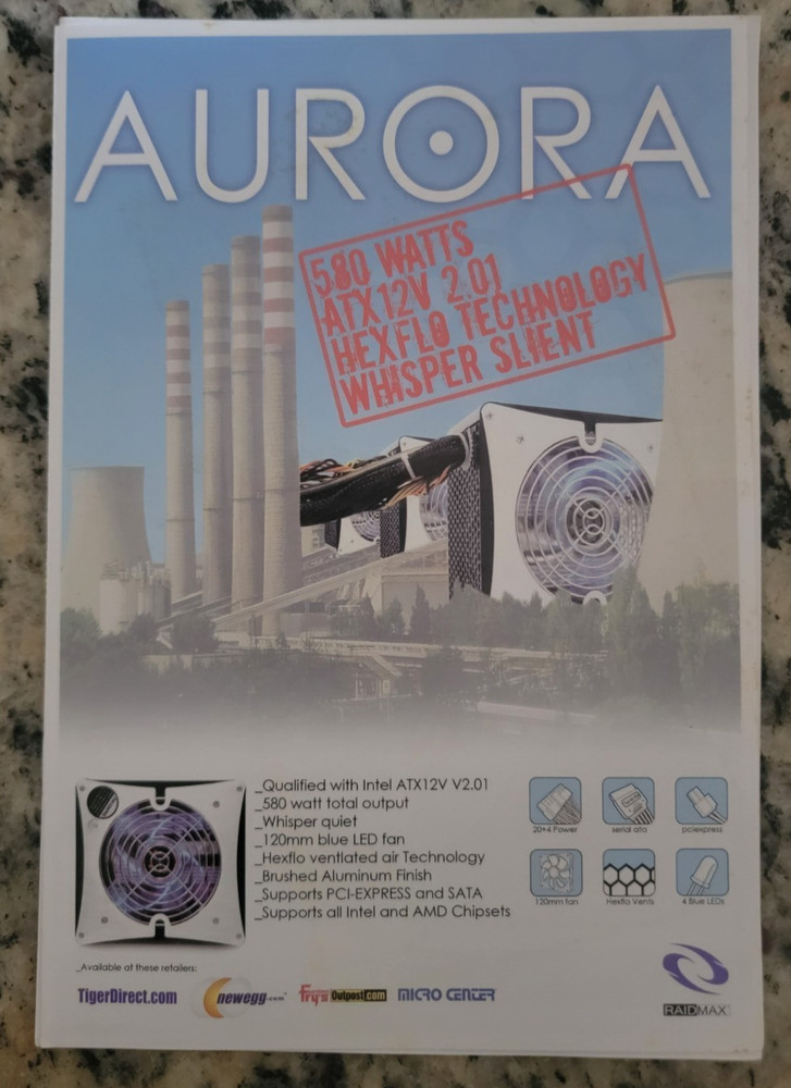 RaidMax Smilodon Gaming Development System ~ Original USER MANUAL & documents