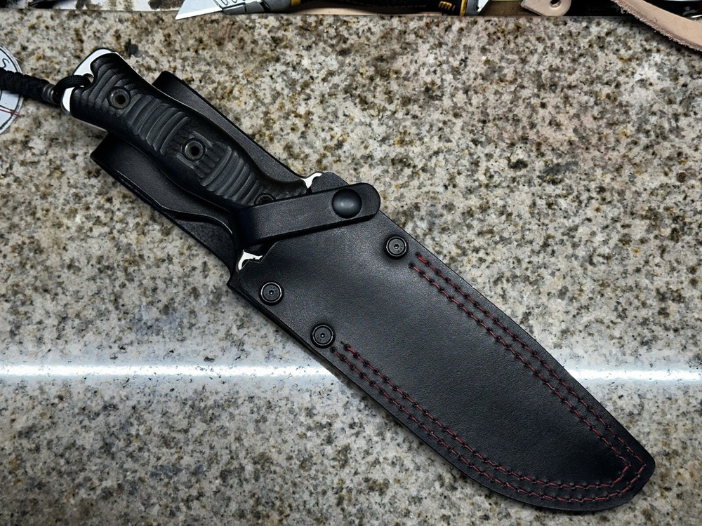 Busse HellRazor 2, TGLB, Ratweiler Classic Hunter Sheath