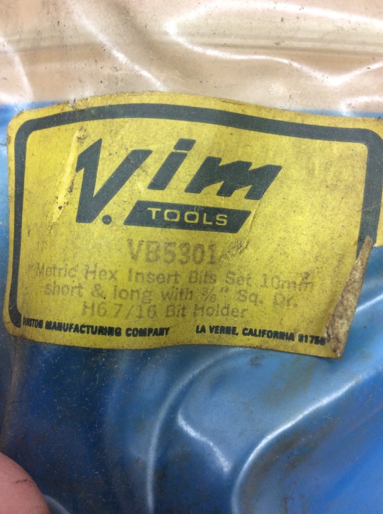 VIM TOOLS 3/8" DRV. # 10 MM Short And Long VB5301 USA MADE