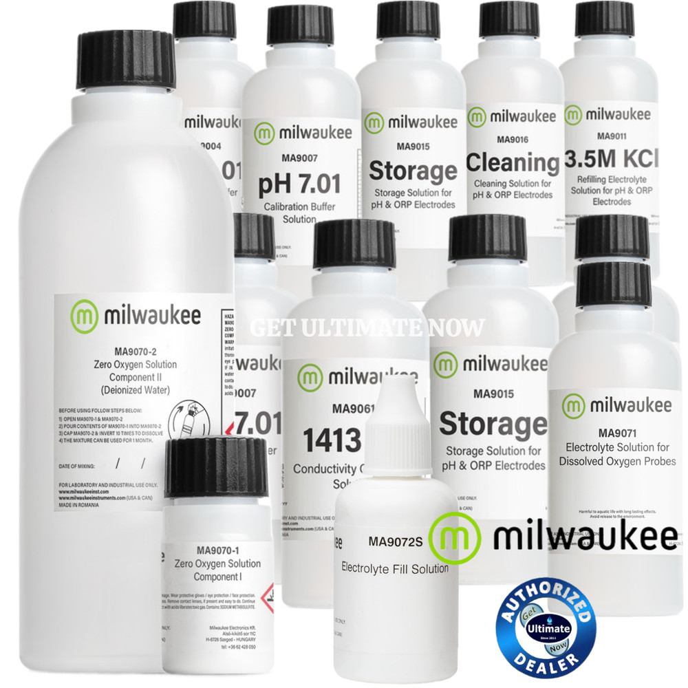 Milwaukee Instruments Calibration buffer solutions