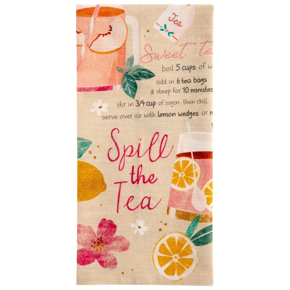 Karma Eclectic Tea Towel Fabric Multicolor 28 Inch Standard Functional Kitchen