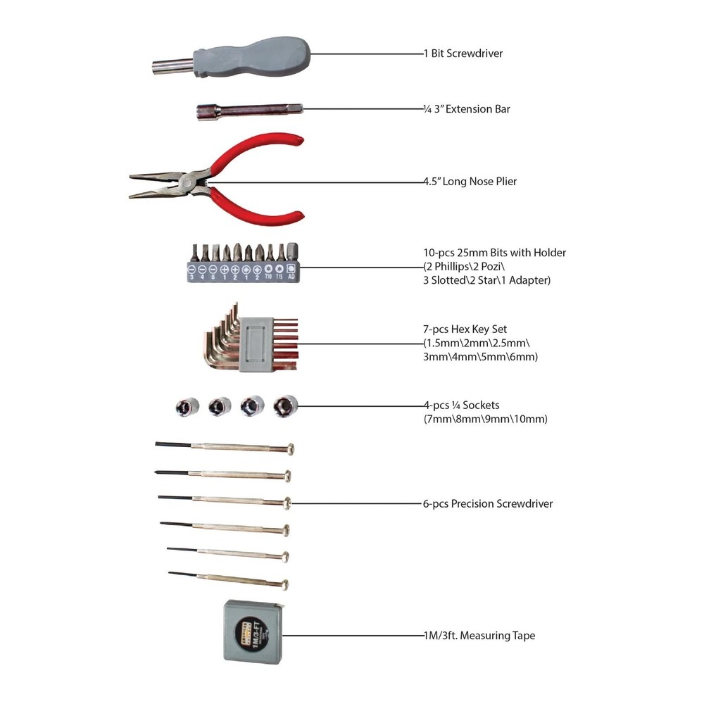 American Builder 31-Piece Tool Set