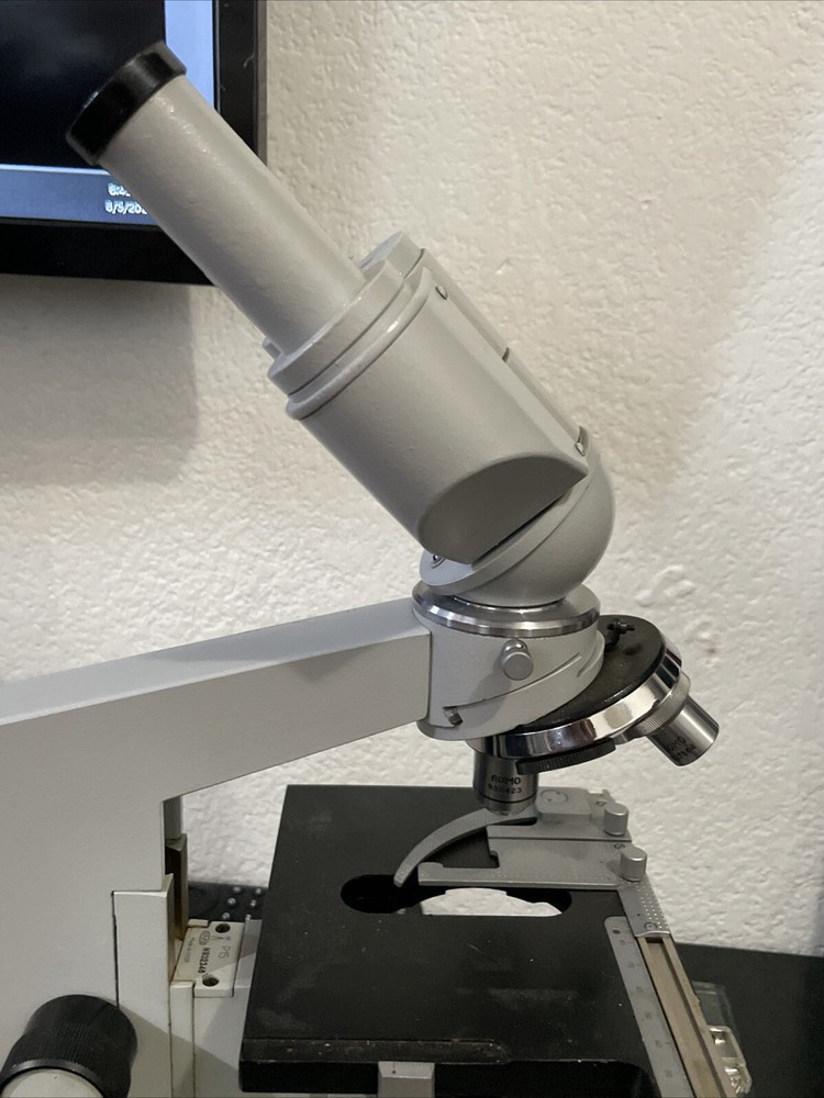 Microscope USSR Vintage Brand Omo With OBJECTIVES +