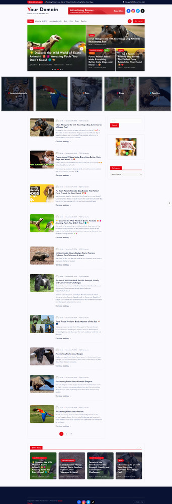 TURNKEY Pets and Animals Wordpress website - HUGE Commissions - Ready-To-Go