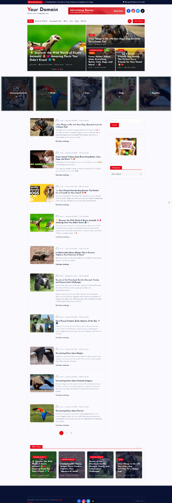 TURNKEY Pets and Animals Wordpress website - HUGE Commissions - Ready-To-Go