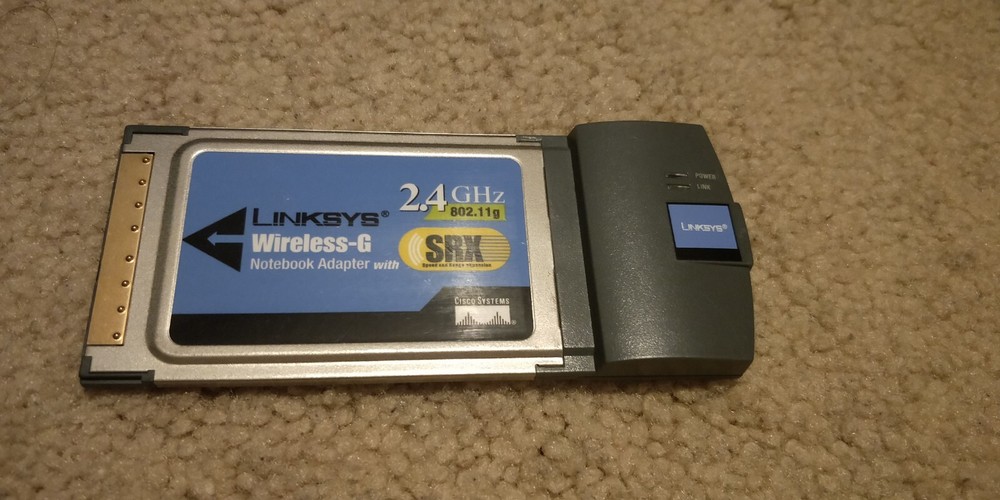 Linksys Wireless-G Notebook Adapter 2.4GHz