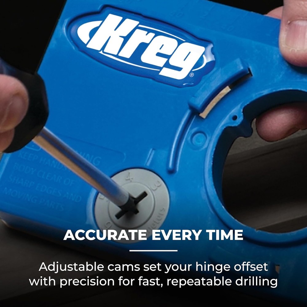 35mm Cup Drilling Jig - Adjustable Hinge Installation Tool