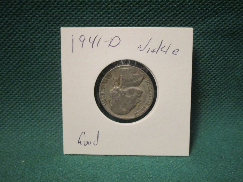 1941 D Jefferson Nickel -  Good