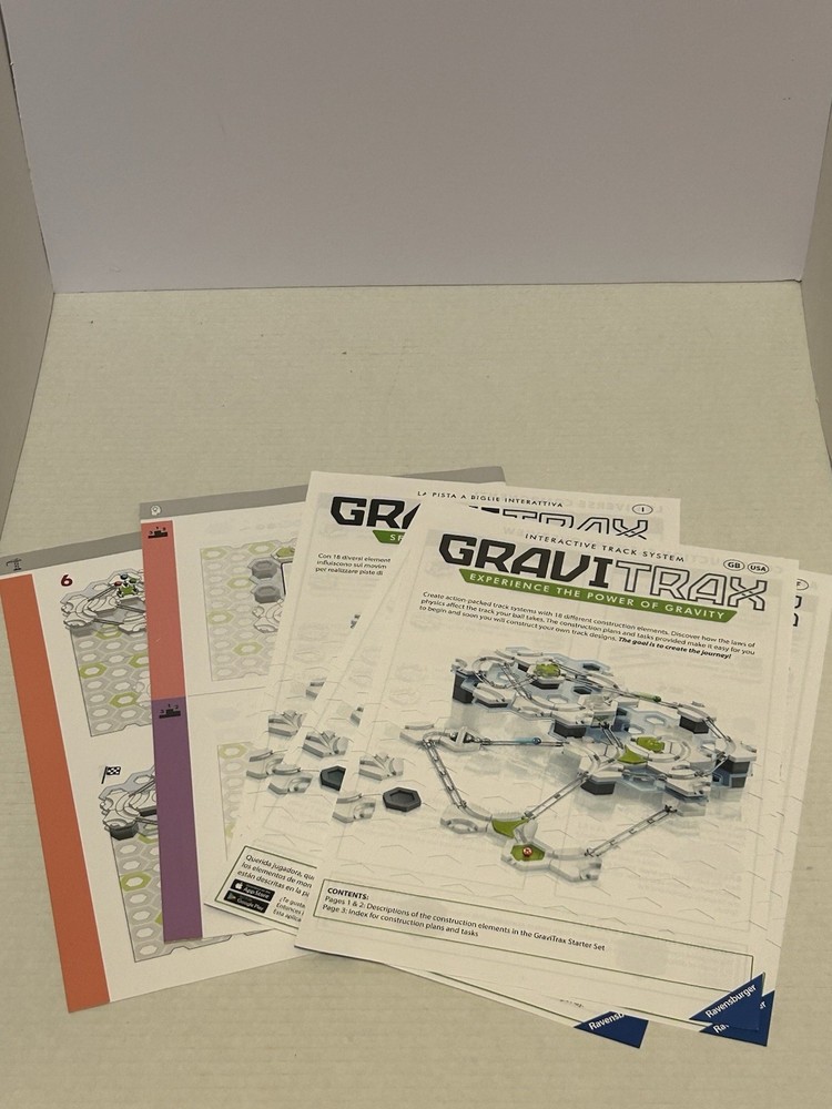 Ravensburger Gravitrax Starter Set Marble Run Complete w/ Box & Manual