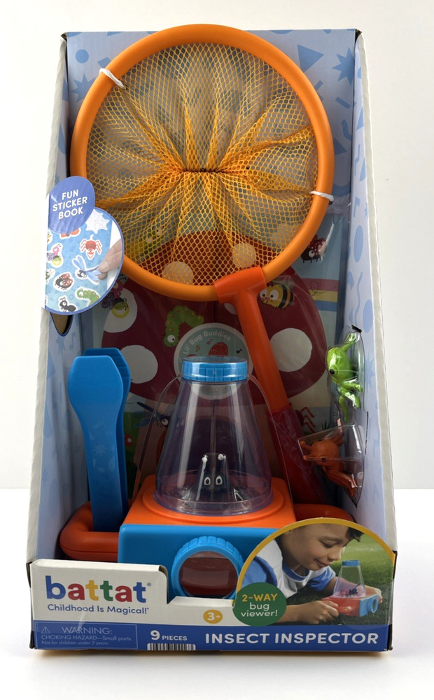 Insect Inspector Kit 9 Piece Set - Includes 2-way bug viewer