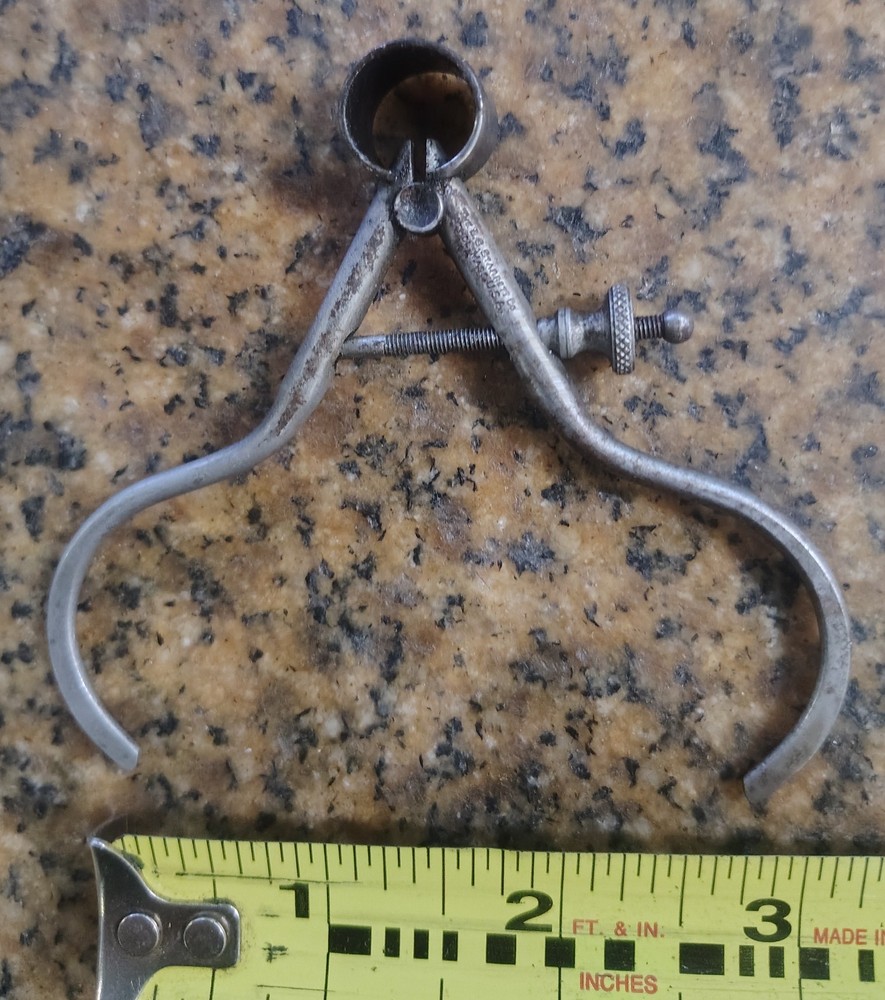 🗽VINTAGE MINI STARRETT 2" OD CALIPER
