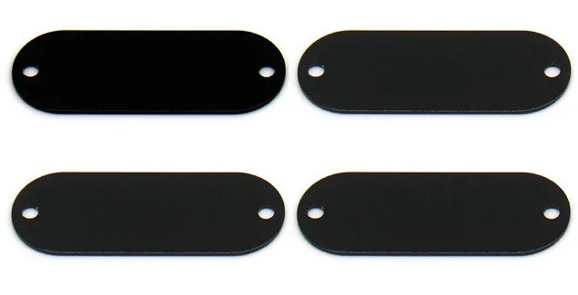 Personalized Laser Engraved with CALLSIGN & NAME Tag (Black Anodized)