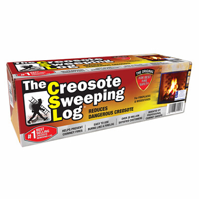 SL 824-12 Creosote Sweeping Fireplace Log - Quantity 1