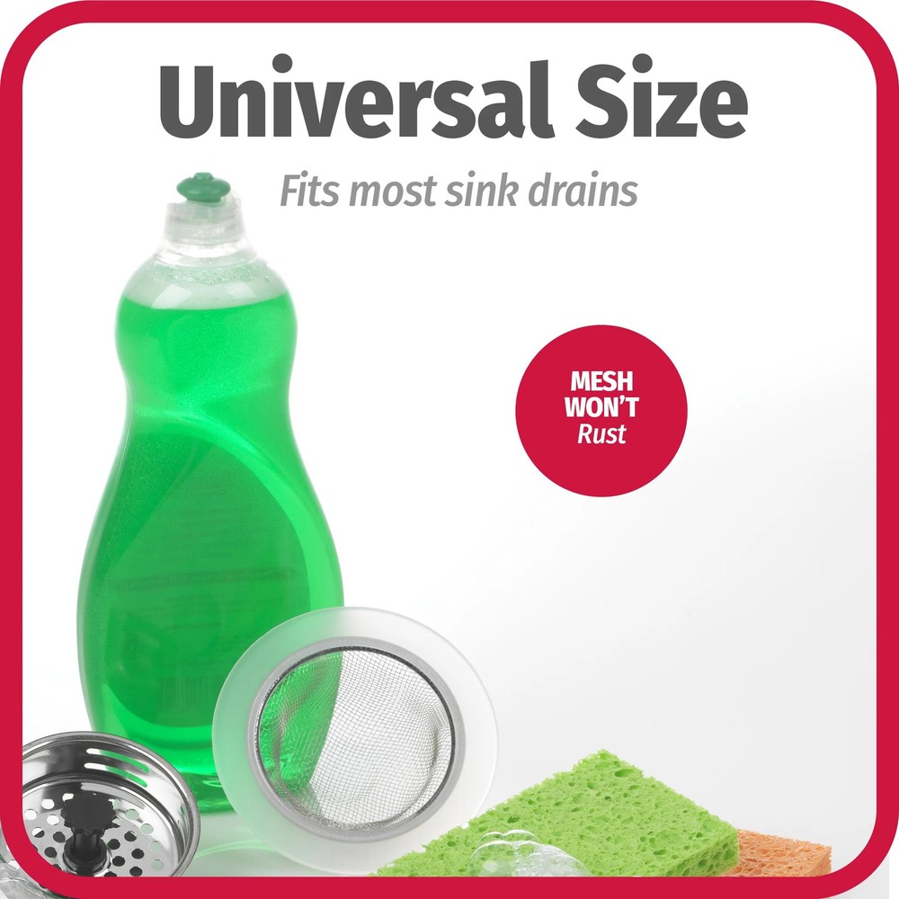 (6 pack) GoodCook Mesh Sink Strainer