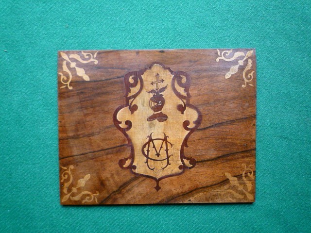 Antique Inlaid Panel