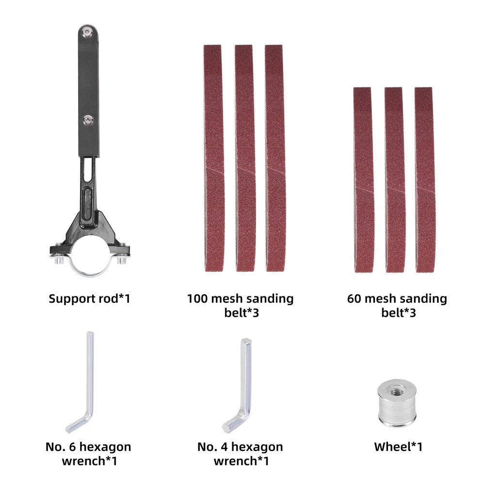 Angle Grinder to Belt Sander Attachments Adapter For Sanding & Rust Removal US