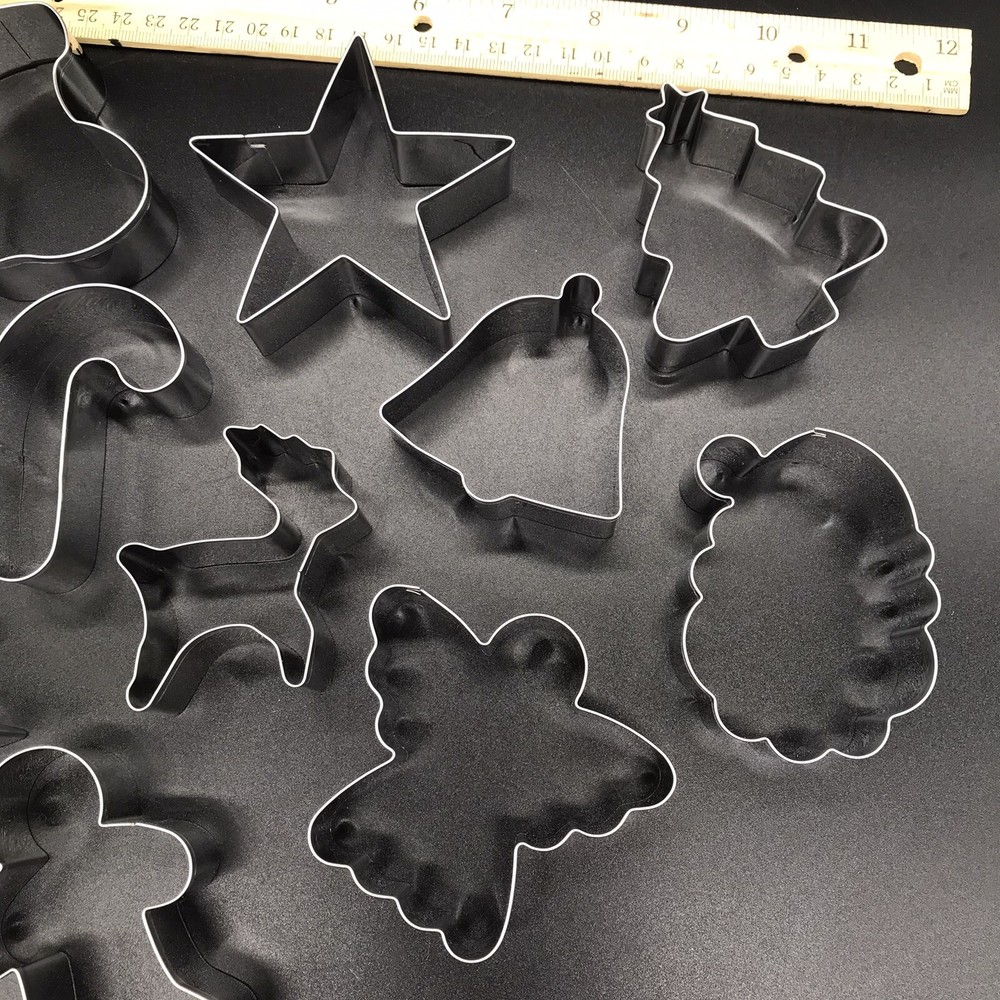 Christmas Cookie Cutter Set 11 Stainless Steel