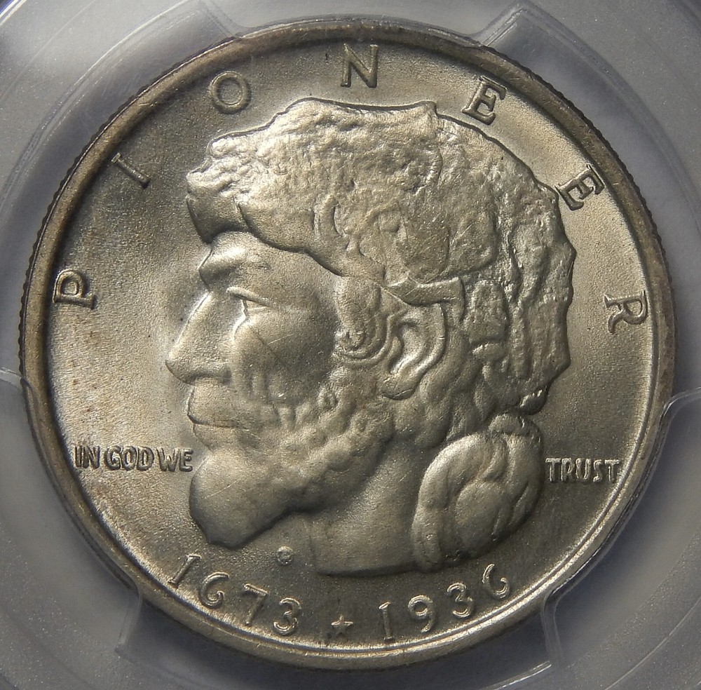 1936 PCGS MS65 ELGIN HALF DOLLAR SILVER COMMEMORATIVE