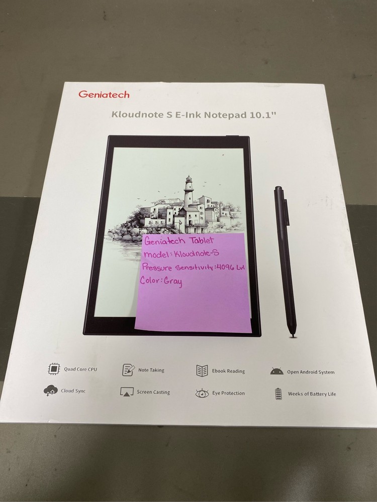 Geniatech Kloudnote Slim 10.3" Digital Notebook, E Ink Tablet and ePaper Notepad