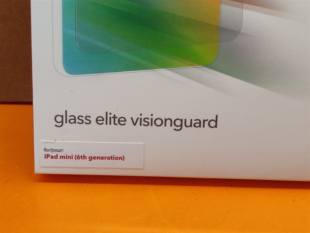 ⭐️⭐️⭐️⭐️⭐ ZAGG Glass Elite VisionGuard Screen Protector for iPad Mini 6th Gen