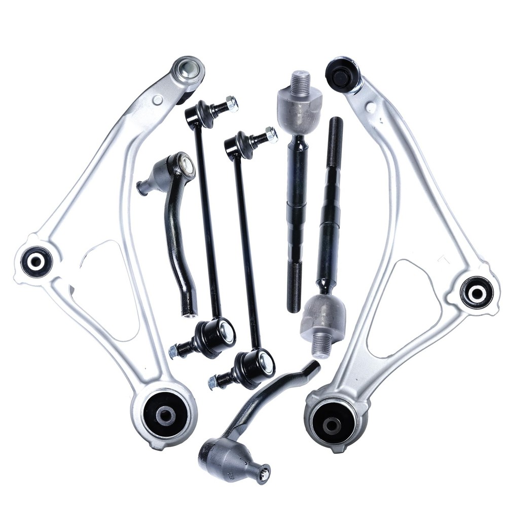 Altima Maxima Front Lower Control Arm Suspension Kit 8pcs with Tie Rods
