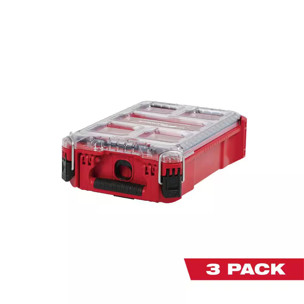 PACKOUT 5-Compartments Small Parts Organizer (3-Pack)