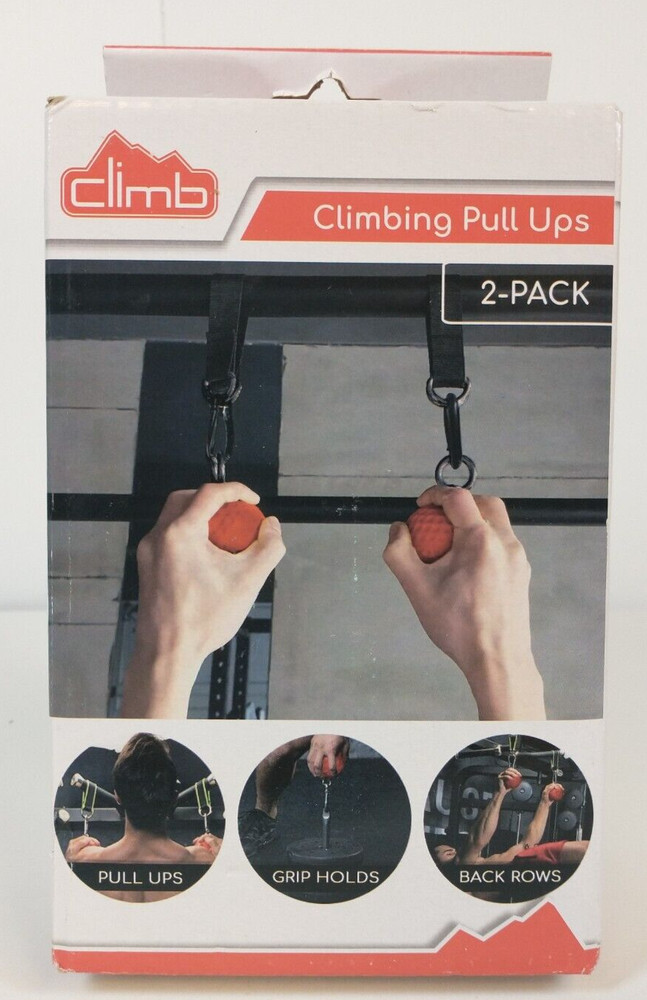 Climb brand - Climbing Pull Ups - 2-Pack - Anti-Skid straps