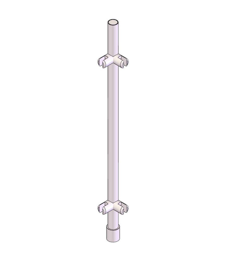 Stainless Steel Sneeze Guard Corner Post