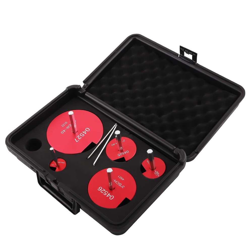 5* PVC Pipe Reamer Kit PVC Fitting Plastic ABS Socket Saver for 1/2" Drills