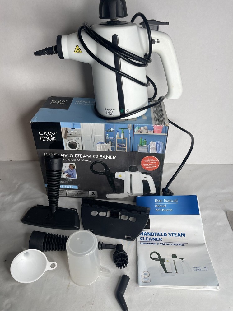 Easy Home Hand Held Steam Cleaner and Attachments