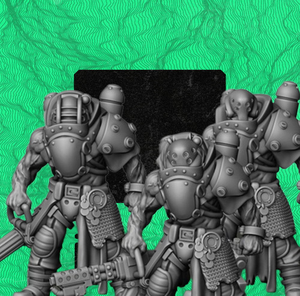 Grimdark Naval warband 32mm scale