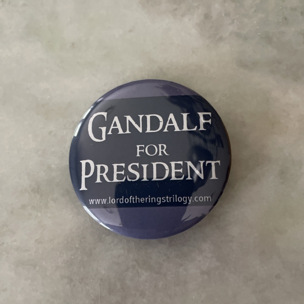 Gandalf For President Pinback Button