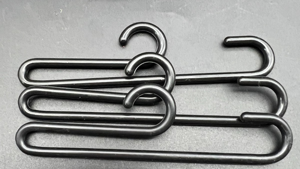Plastic Hanging Sock Organizer Hooks -Various Sizes and Color