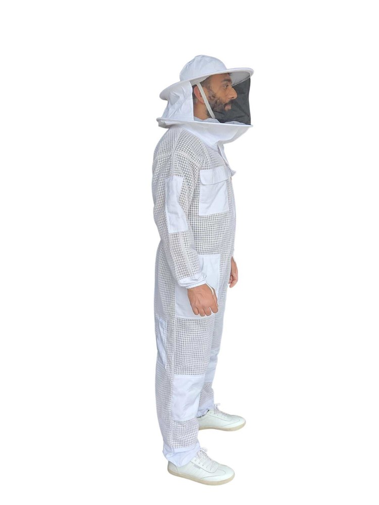 OZ APIARIST BEEKEEPING SUIT VENTILATED THREE LAYER MESH OPTIONAL GLOVES