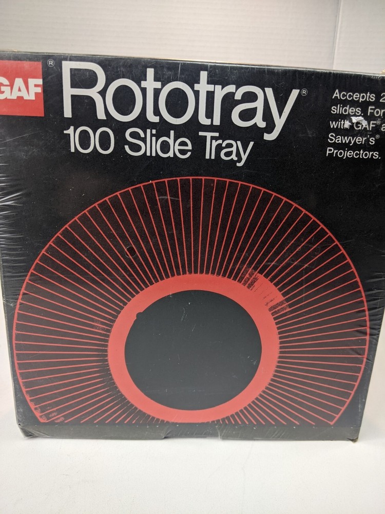 Slide Projector Circular Trays. Sears/GAF 2ea. Sears 9985, 1ea. GAF 6090-059 New