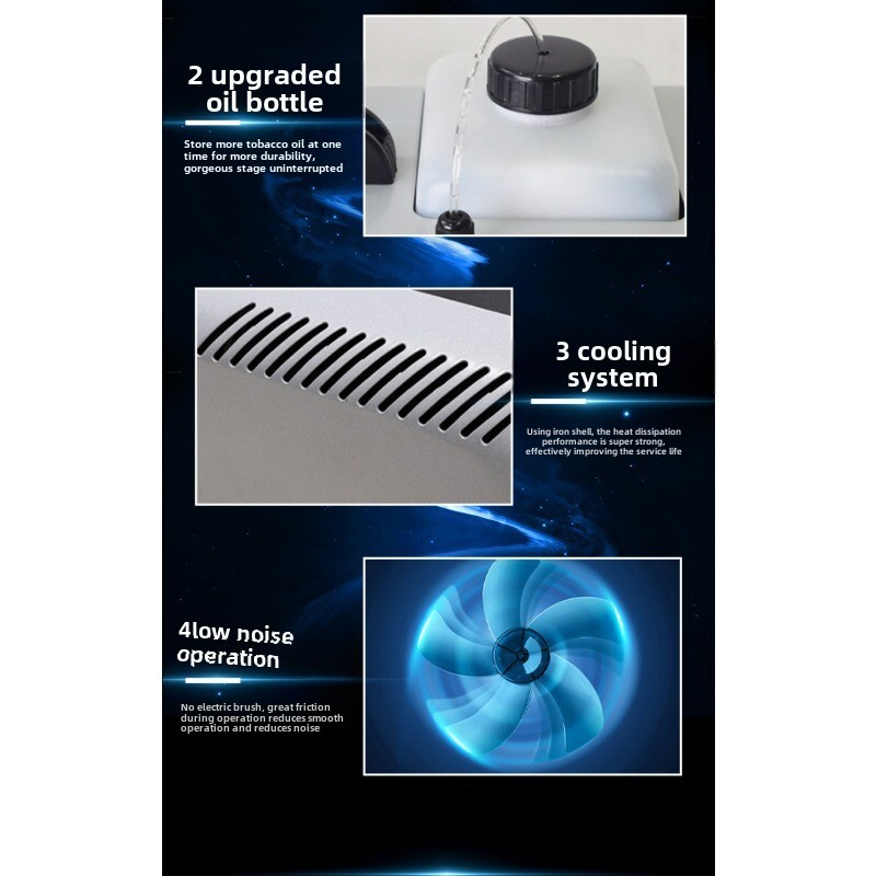 LED900W remote control smoke machine fire fighting stage performance wedding