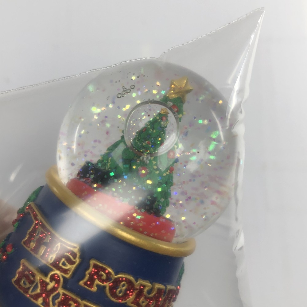 The Polar Express Christmas Tree Snow Globe Glitter Mini Decoration