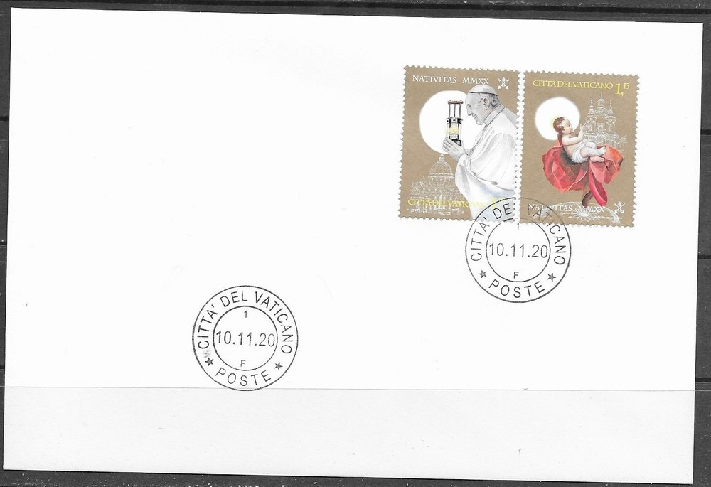 VATICAN 2020 CHRISTMAS SC # 1754 FDC