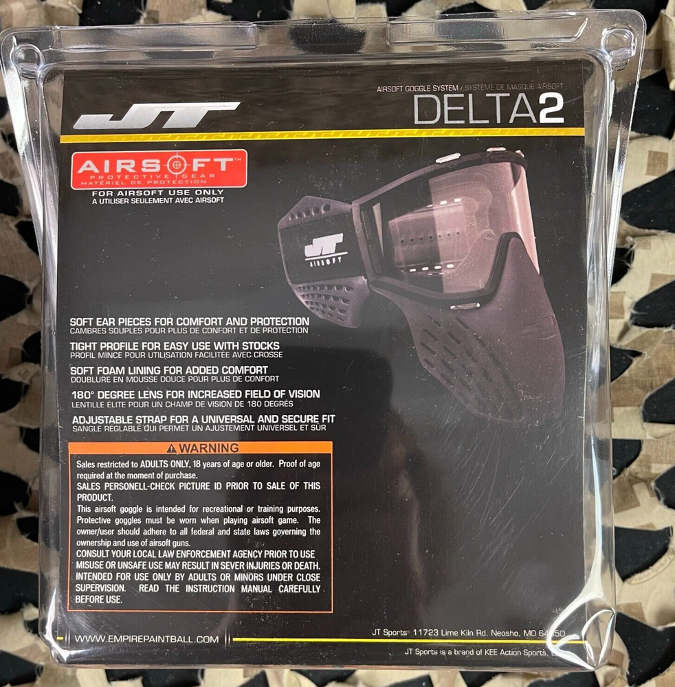 NEW JT Delta 2 Airsoft Goggle - Skulls