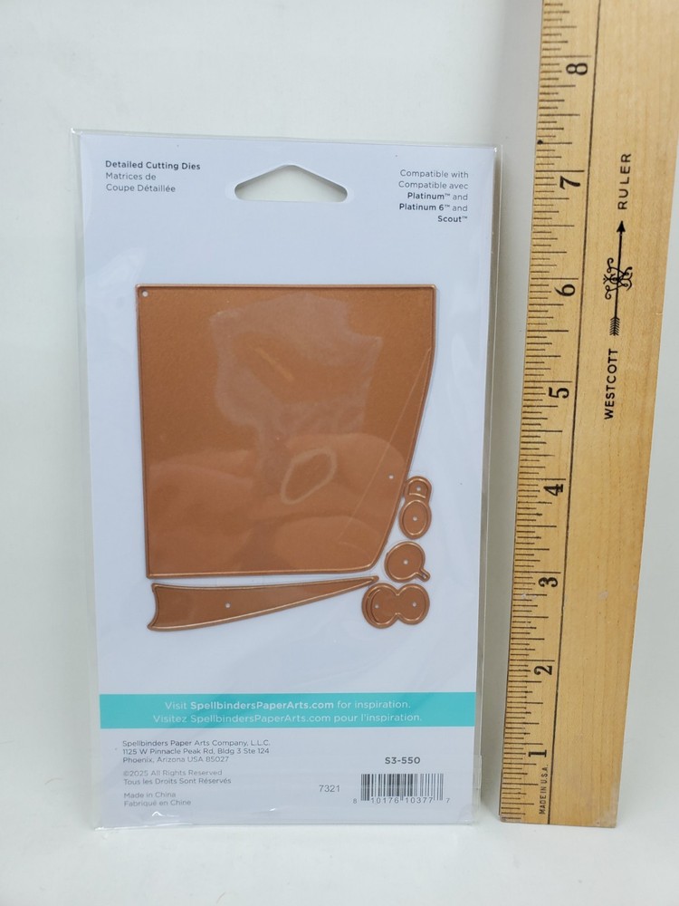 SP1 Spellbinders Cutting Dies Push Pin Notes New