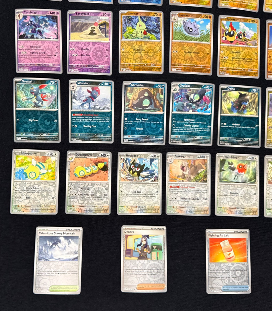Pokemon TCG Paldea Evolved Partial Complete Set 200 Cards Holos/ Reverse/ Rares