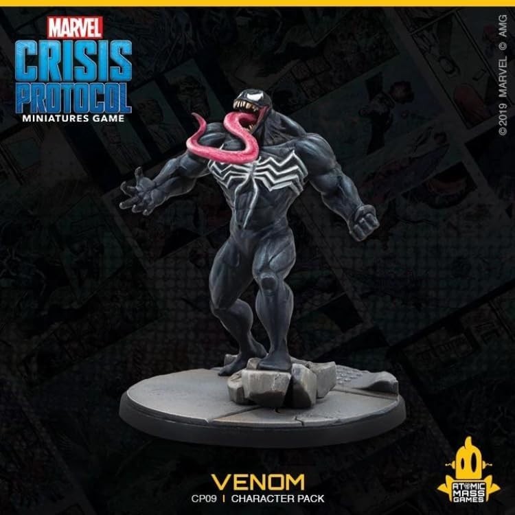 Dynamic Two-Player Marvel Crisis Protocol Venom Character Pack - 90 Min Playtime